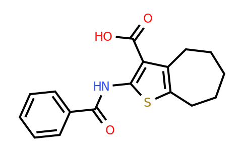 333774-32-6 | 2-Benzamido-5,6,7,8-tetrahydro-4H-cyclohepta[b]thiophene-3-carboxylic acid