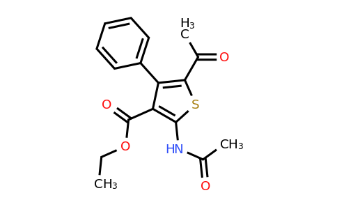 333776-31-1 | Ethyl 2-acetamido-5-acetyl-4-phenylthiophene-3-carboxylate