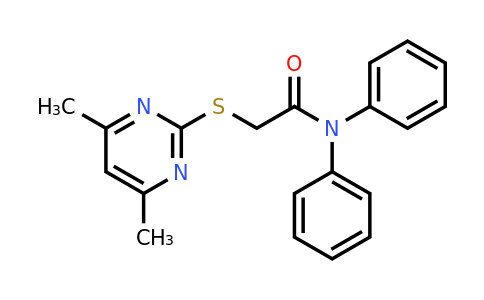333778-25-9 | 2-((4,6-Dimethylpyrimidin-2-yl)thio)-N,N-diphenylacetamide