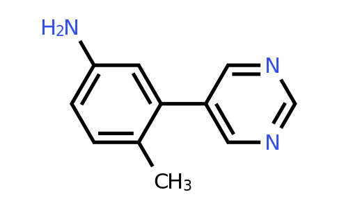 333793-14-9 | 4-Methyl-3-(pyrimidin-5-yl)aniline