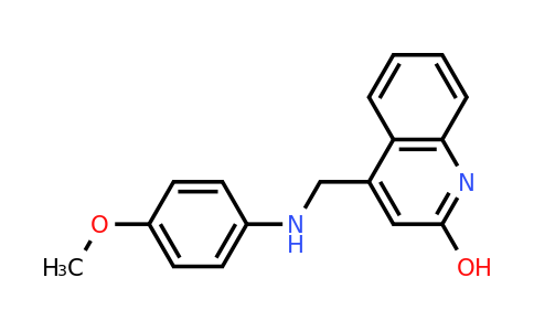 333982-41-5 | 4-(((4-Methoxyphenyl)amino)methyl)quinolin-2-ol