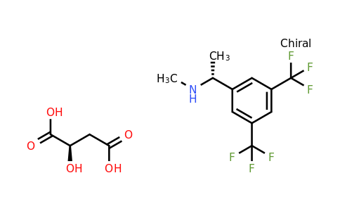 334477-81-5 | (R)-1-(3,5-Bis(trifluoromethyl)phenyl)-N-methylethan-1-amine (R)-2-hydroxysuccinate