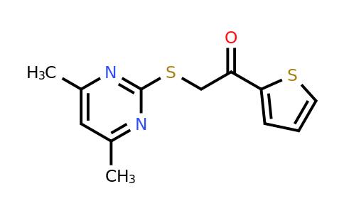 334500-76-4 | 2-((4,6-Dimethylpyrimidin-2-yl)thio)-1-(thiophen-2-yl)ethan-1-one