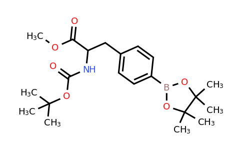 Methyl 2-((tert-butoxycarbonyl)amino)-3-(4-(4,4,5,5-tetramethyl-1,3,2-dioxaborolan-2-yl)phenyl)propanoate
