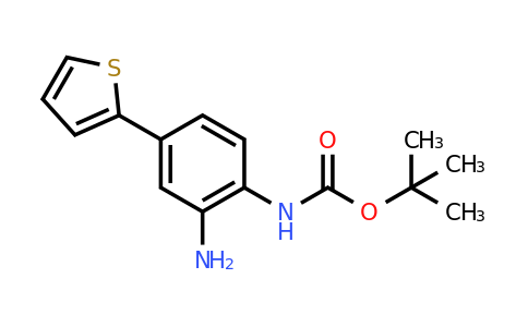 335255-43-1 | tert-Butyl (2-amino-4-(thiophen-2-yl)phenyl)carbamate