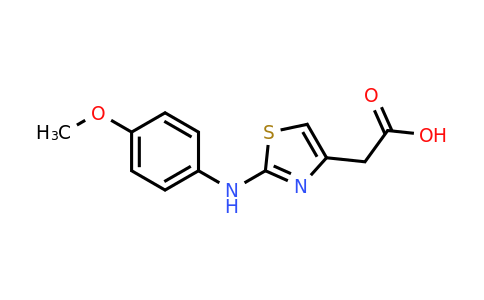 335398-80-6 | 2-(2-((4-Methoxyphenyl)amino)thiazol-4-yl)acetic acid