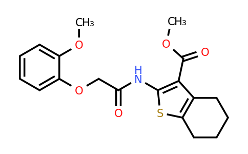 335421-01-7 | Methyl 2-(2-(2-methoxyphenoxy)acetamido)-4,5,6,7-tetrahydrobenzo[b]thiophene-3-carboxylate