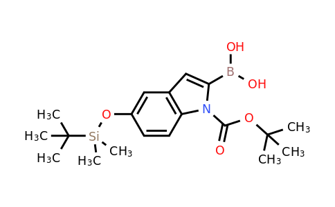 335649-61-1 | (1-(tert-Butoxycarbonyl)-5-((tert-butyldimethylsilyl)oxy)-1H-indol-2-yl)boronic acid