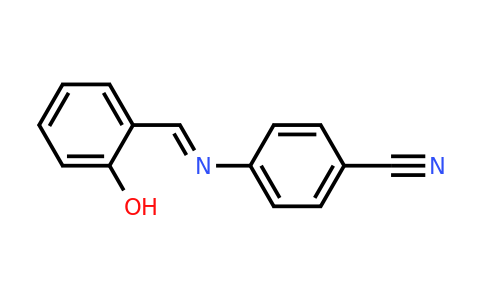 4-((2-Hydroxybenzylidene)amino)benzonitrile