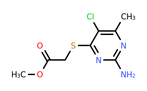 337494-45-8 | Methyl 2-((2-amino-5-chloro-6-methylpyrimidin-4-yl)thio)acetate