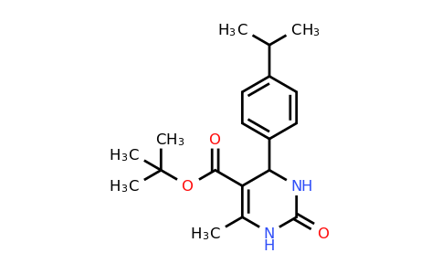 337501-57-2 | Tert-butyl 4-(4-isopropylphenyl)-6-methyl-2-oxo-1,2,3,4-tetrahydropyrimidine-5-carboxylate