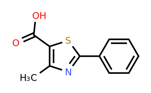33763-20-1 | 4-Methyl-2-phenyl-1,3-thiazole-5-carboxylic acid