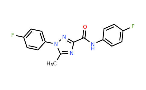 338398-04-2 | n,1-Bis(4-fluorophenyl)-5-methyl-1h-1,2,4-triazole-3-carboxamide
