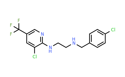 N1-(3-chloro-5-(trifluoromethyl)pyridin-2-yl)-N2-(4-chlorobenzyl)ethane-1,2-diamine