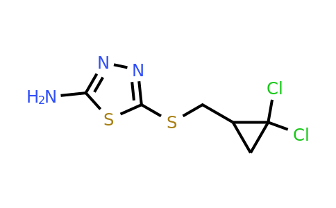 338407-70-8 | 5-(((2,2-Dichlorocyclopropyl)methyl)thio)-1,3,4-thiadiazol-2-amine