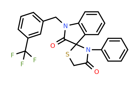 338418-93-2 | 3'-Phenyl-1-(3-(trifluoromethyl)benzyl)spiro[indoline-3,2'-thiazolidine]-2,4'-dione