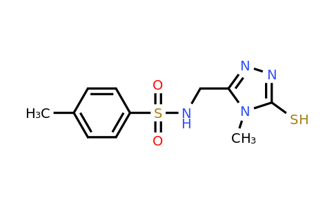 N-((5-mercapto-4-methyl-4H-1,2,4-triazol-3-yl)methyl)-4-methylbenzenesulfonamide