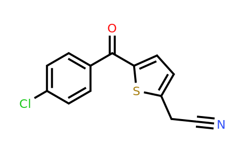 338422-77-8 | 2-(5-(4-Chlorobenzoyl)thiophen-2-yl)acetonitrile