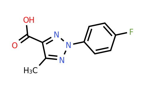 338748-46-2 | 2-(4-Fluorophenyl)-5-methyl-2h-1,2,3-triazole-4-carboxylic acid