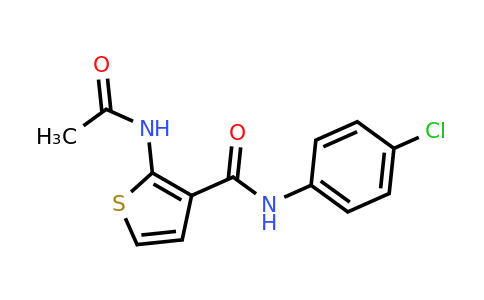 338750-39-3 | 2-Acetamido-N-(4-chlorophenyl)thiophene-3-carboxamide