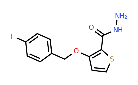 338751-50-1 | 3-((4-Fluorobenzyl)oxy)thiophene-2-carbohydrazide