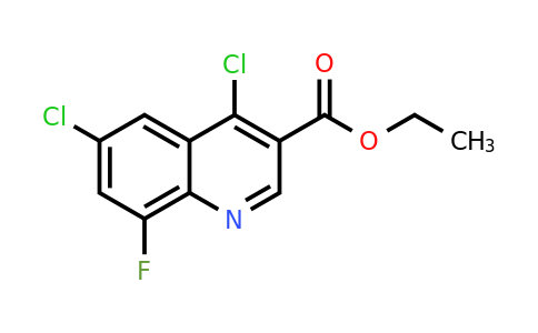 338795-17-8 | Ethyl 4,6-dichloro-8-fluoroquinoline-3-carboxylate