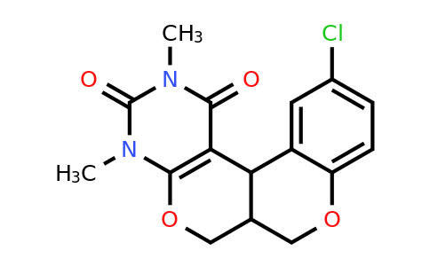 338954-18-0 | 11-Chloro-2,4-dimethyl-4,6a,7,12b-tetrahydro-1H,6H-chromeno[4',3':4,5]pyrano[2,3-d]pyrimidine-1,3(2H)-dione