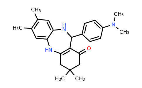 338962-61-1 | 11-(4-(Dimethylamino)phenyl)-3,3,7,8-tetramethyl-2,3,4,5,10,11-hexahydro-1H-dibenzo[b,e][1,4]diazepin-1-one