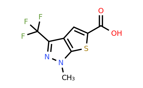 1-Methyl-3-(trifluoromethyl)-1H-thieno[2,3-c]pyrazole-5-carboxylic acid