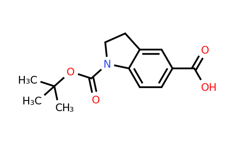 339007-88-4 | 1-[(tert-butoxy)carbonyl]-2,3-dihydro-1h-indole-5-carboxylic acid