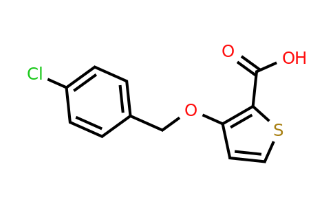 3-((4-Chlorobenzyl)oxy)thiophene-2-carboxylic acid