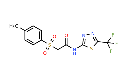 339014-06-1 | 2-Tosyl-N-(5-(trifluoromethyl)-1,3,4-thiadiazol-2-yl)acetamide
