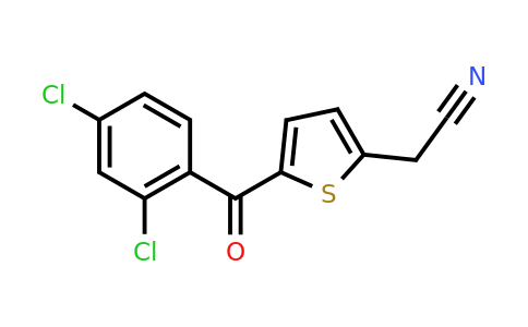 339014-61-8 | 2-(5-(2,4-Dichlorobenzoyl)thiophen-2-yl)acetonitrile