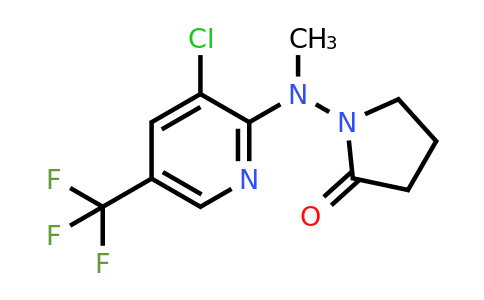 1-((3-Chloro-5-(trifluoromethyl)pyridin-2-yl)(methyl)amino)pyrrolidin-2-one