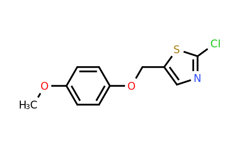 2-Chloro-5-((4-methoxyphenoxy)methyl)thiazole