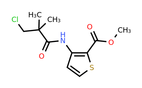 339100-27-5 | Methyl 3-(3-chloro-2,2-dimethylpropanamido)thiophene-2-carboxylate