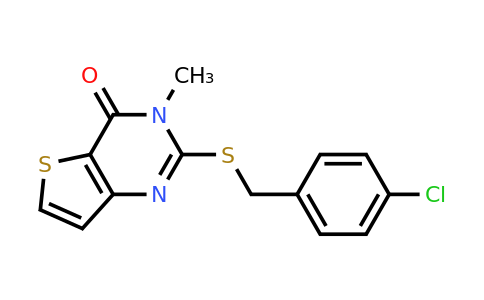 339105-67-8 | 2-((4-Chlorobenzyl)thio)-3-methylthieno[3,2-d]pyrimidin-4(3H)-one