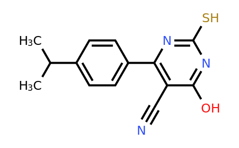 339235-45-9 | 4-Hydroxy-6-(4-isopropylphenyl)-2-mercaptopyrimidine-5-carbonitrile