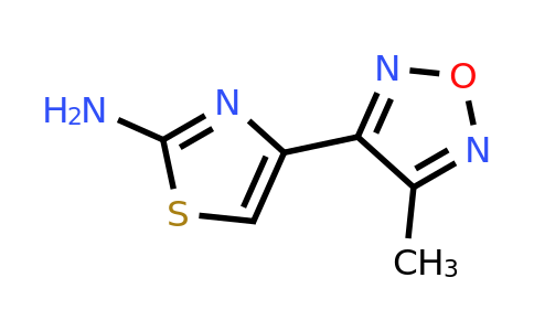 4-(4-Methyl-1,2,5-oxadiazol-3-yl)thiazol-2-amine