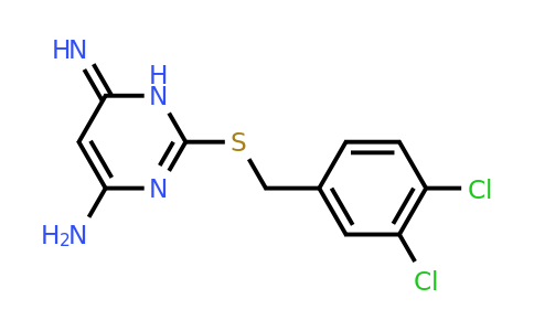 340811-32-7 | 2-((3,4-Dichlorobenzyl)thio)-6-imino-1,6-dihydropyrimidin-4-amine