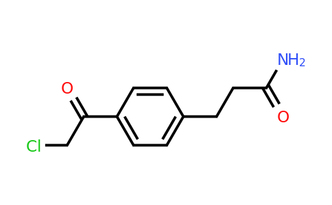341553-02-4 | 3-[4-(2-Chloroacetyl)phenyl]propanamide