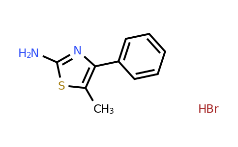 34176-31-3 | 5-Methyl-4-phenylthiazol-2-amine hydrobromide