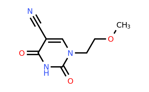 341966-14-1 | 1-(2-Methoxyethyl)-2,4-dioxo-1,2,3,4-tetrahydropyrimidine-5-carbonitrile