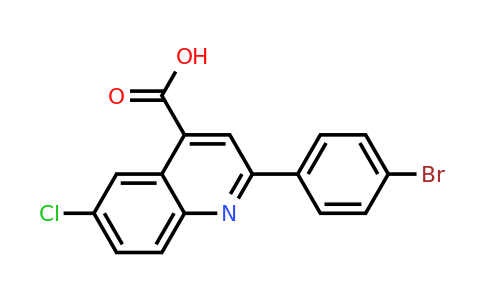 342017-94-1 | 2-(4-Bromophenyl)-6-chloroquinoline-4-carboxylic acid