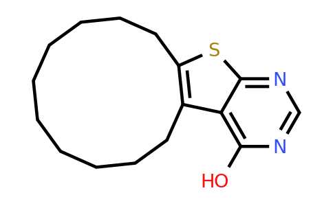 342384-45-6 | 5,6,7,8,9,10,11,12,13,14-Decahydrocyclododeca[4,5]thieno[2,3-d]pyrimidin-4-ol
