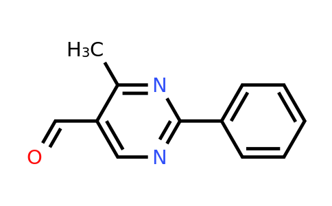 342405-36-1 | 4-Methyl-2-phenylpyrimidine-5-carbaldehyde