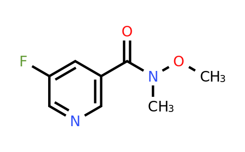 342602-54-4 | 5-Fluoro-N-methoxy-N-methylnicotinamide