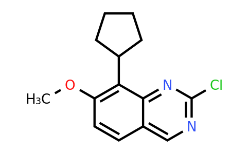 2-Chloro-8-cyclopentyl-7-methoxyquinazoline