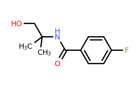 4-Fluoro-N-(1-hydroxy-2-methylpropan-2-yl)benzamide