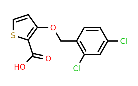 343376-05-6 | 3-((2,4-Dichlorobenzyl)oxy)thiophene-2-carboxylic acid